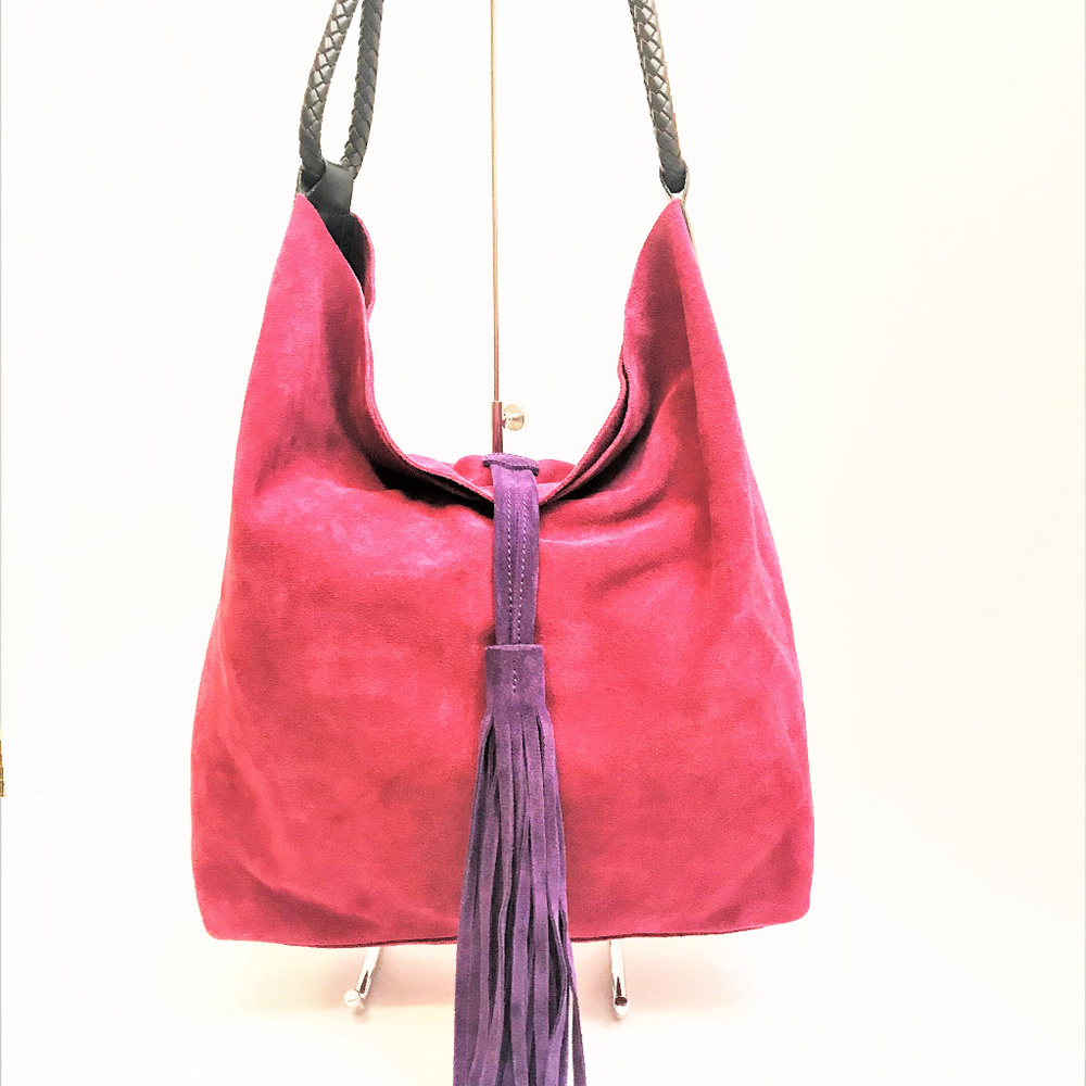 Uno Alla Volta Bags | Made in Italy fuchsia/purple